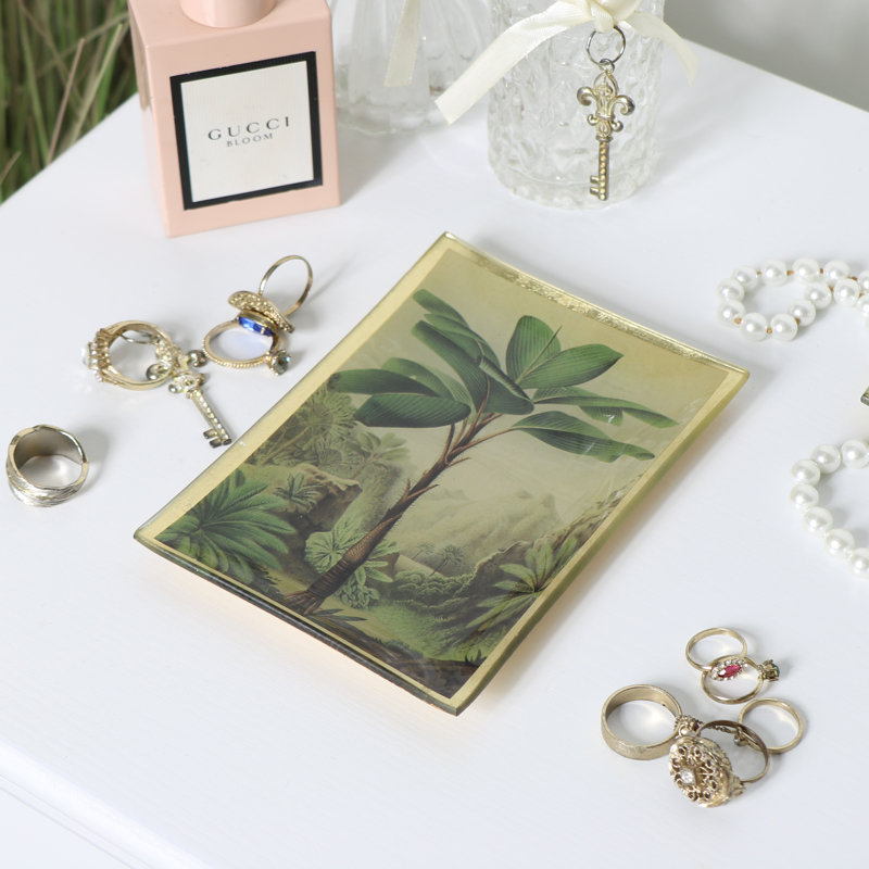 Marlow Home Co. Botanical Palm Tree Jewellery Organiser Tray Wayfair